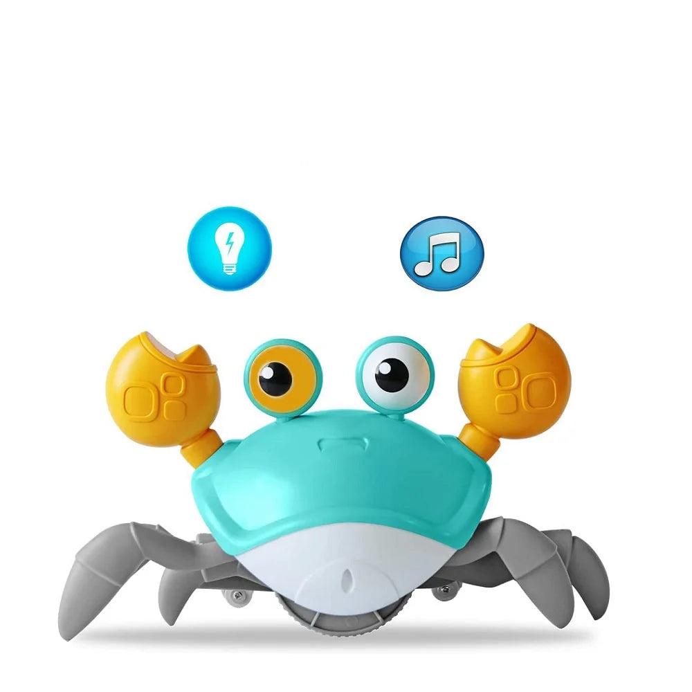 Light up Electric Escape Crab Toy Learn Climb Walking Crab Rechargeable Pet Crawling Musical Educational Kid Gifts