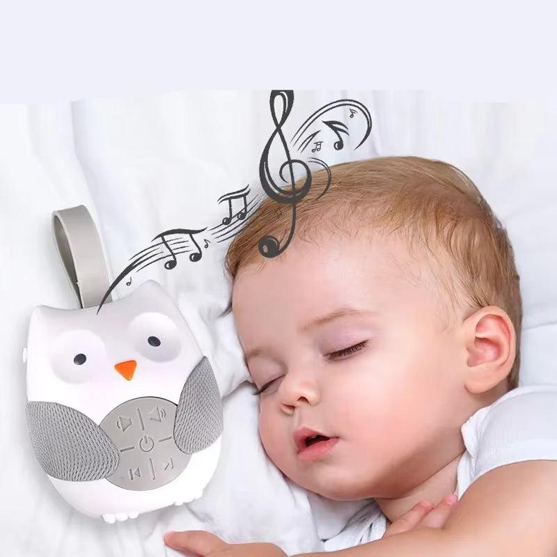 Cartoon Owl Modeling Music Pacifier Newborn Coaxing Bed Hanging Player Children Pacifying Toy Threespeed Timer Mode