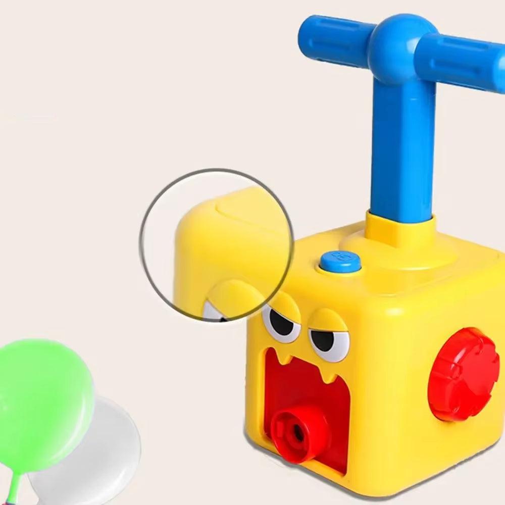 Balloon Launcher Manual Balloon Pump Car Racer Party Supplies Preschool Educational Science Toys for Kids Boys Girls 3+Years Old