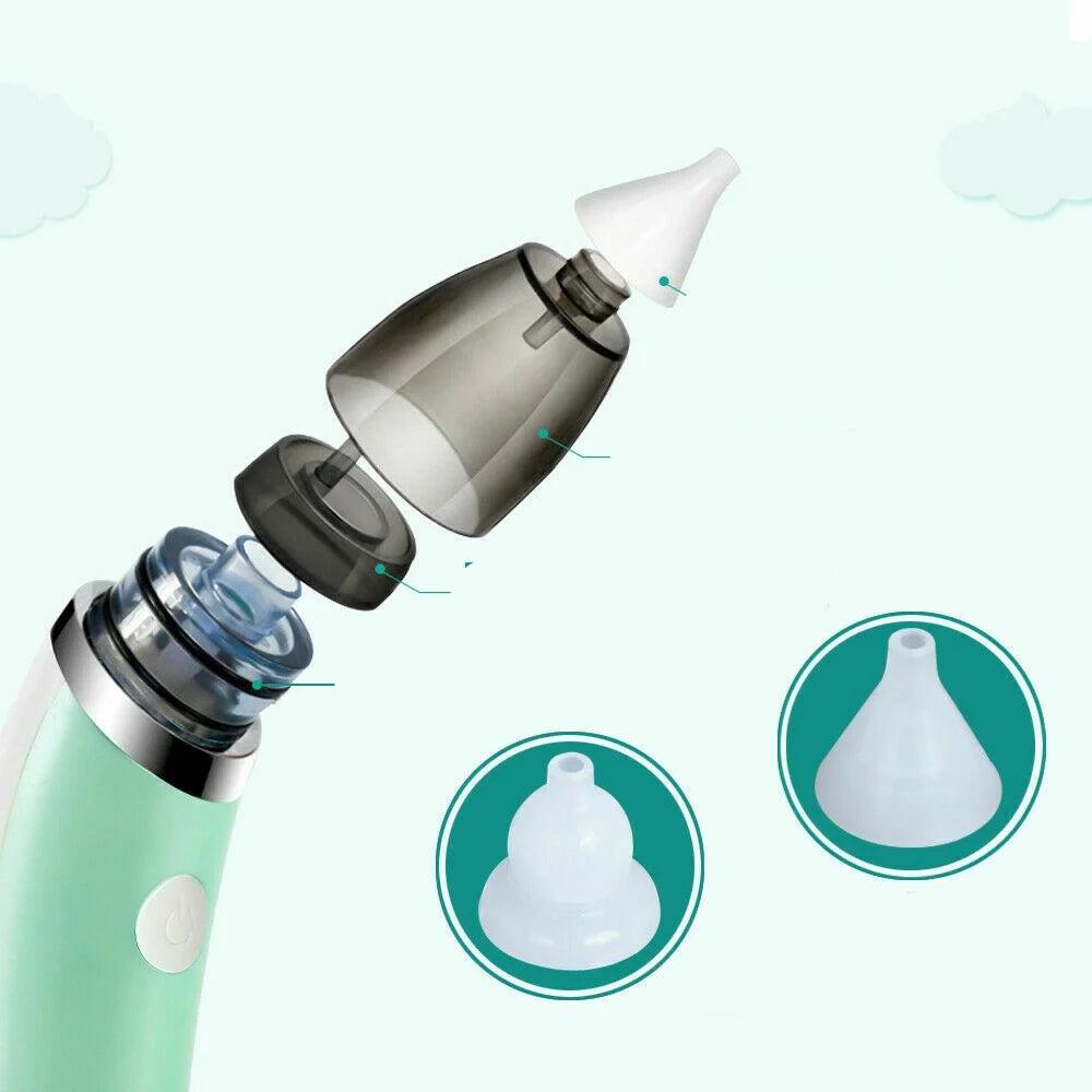 Dr.Isla Electric Baby Nasal Aspirator Electric Nose Cleaner Sniffling Equipment Safe Hygienic Nose Snot Cleaner for Newborns