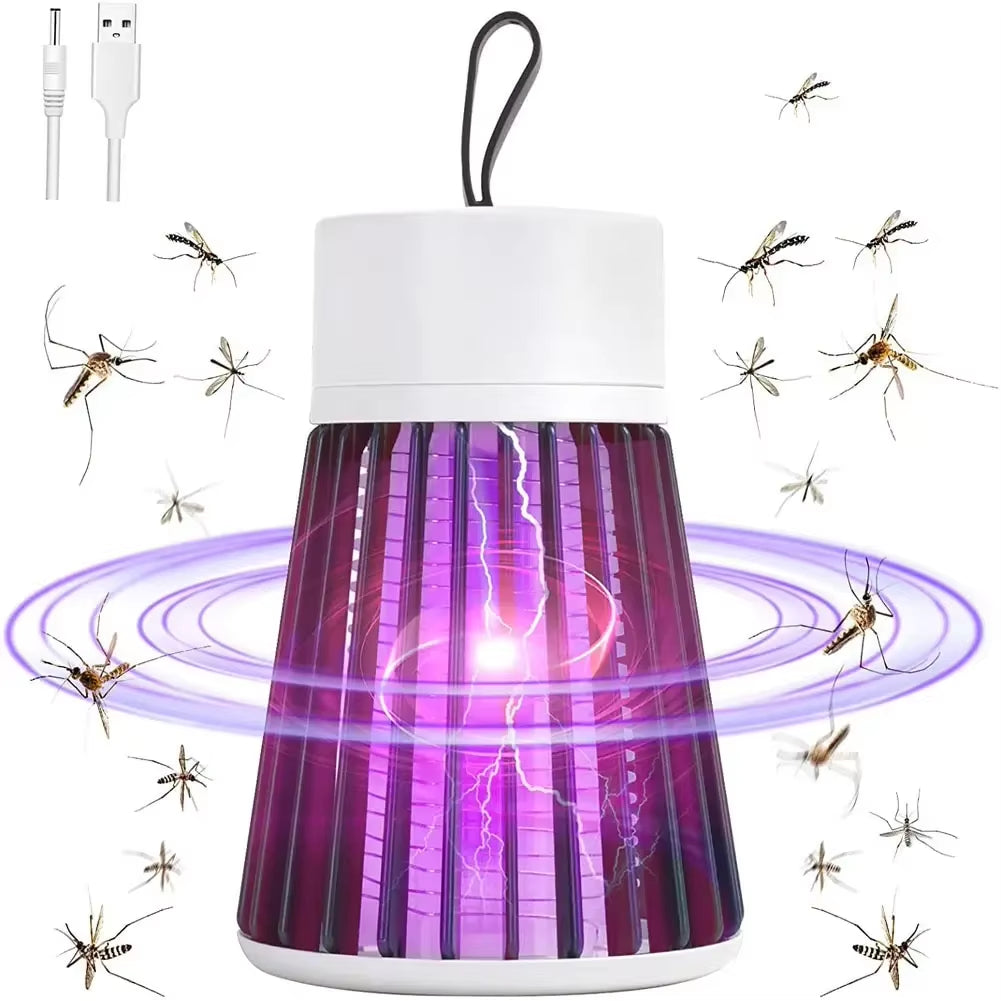 Lámpara Antimosquitos Portátil Con Carga USB, Trampa Para Moscas, Repelente De Mosquitos Para Dormitorio Y Exteriores