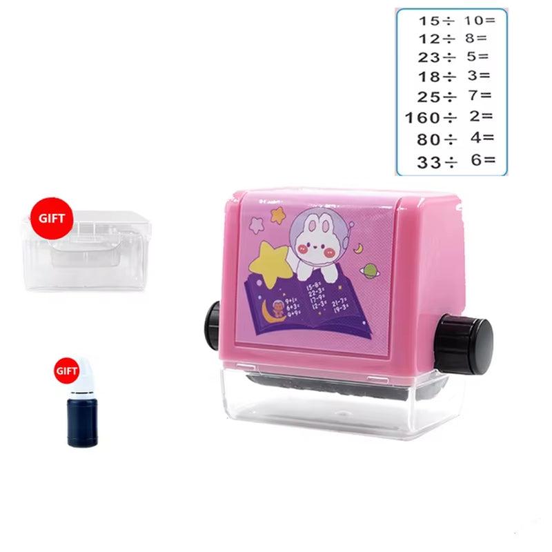 Mathematics Practice Number Rolling Stamp Addition and Subtraction Primary School Students Practice Questions within 100 Math