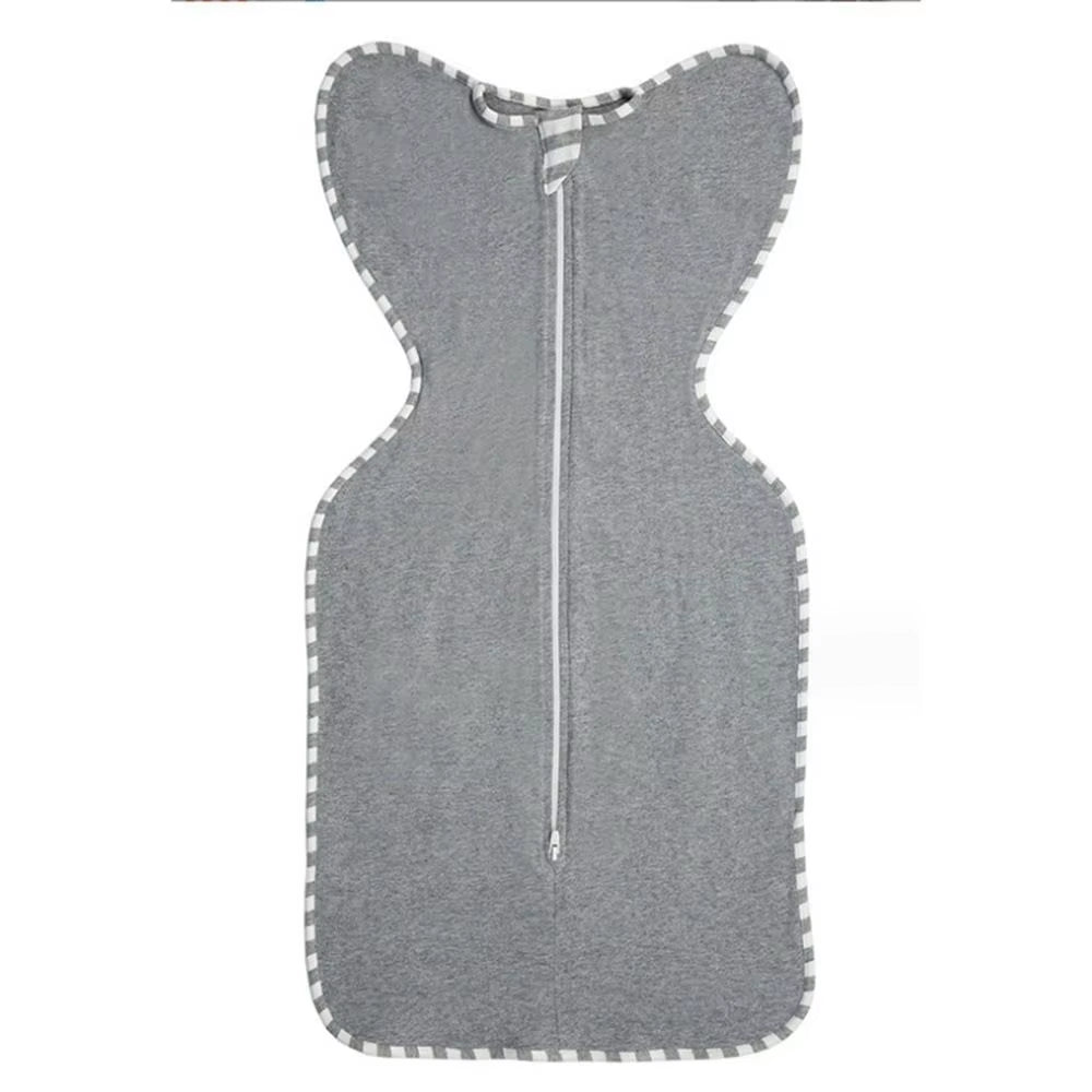 Jumpsuits Raised Hand Newborn Baby Blanket Cotton Sleeveless Infant Wrap Blanket anti Startle Elastic Swaddling Towel Bedding