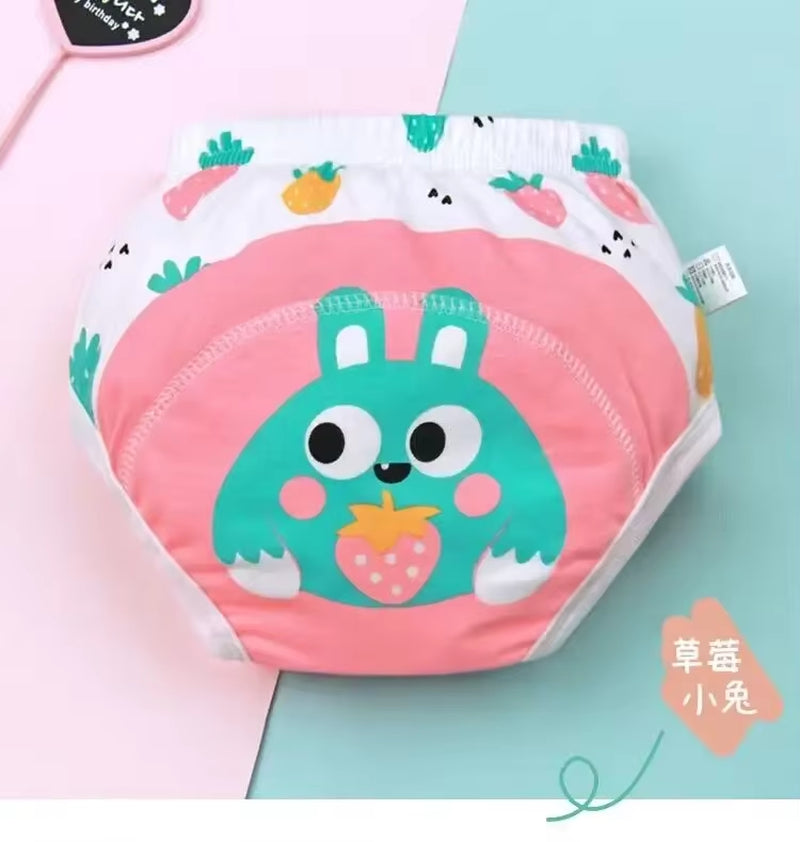 Baby Potty Training Pants Nappies Boys Girl Cotton Cloth Panties Reusable Underwear Washable Water Proof Diaper