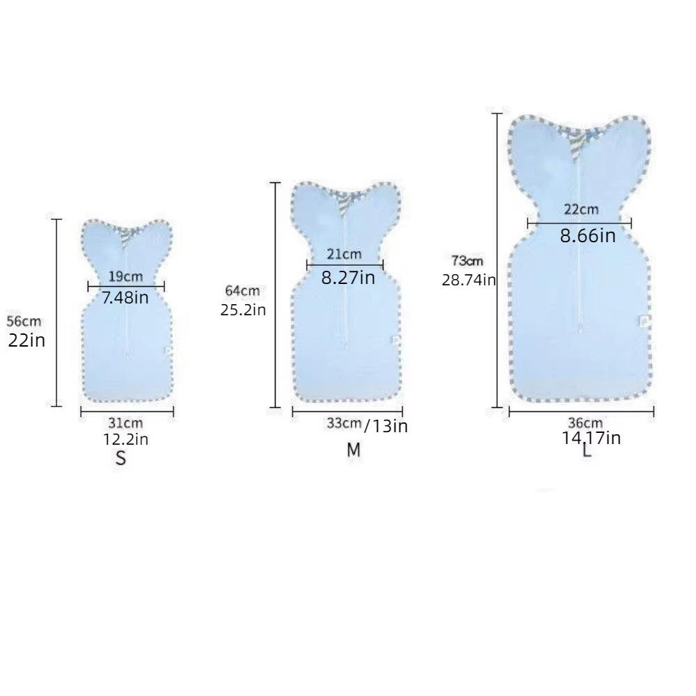 Jumpsuits Raised Hand Newborn Baby Blanket Cotton Sleeveless Infant Wrap Blanket anti Startle Elastic Swaddling Towel Bedding