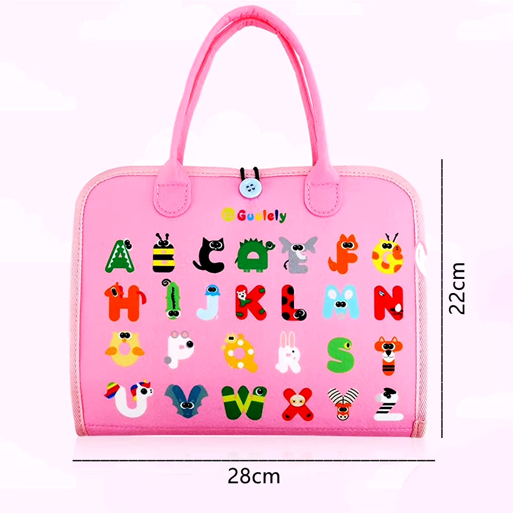 Montessori Busy Board Educational Activity Developing Sensory Board Fine Basic Dress Motor Skills Travel Toy Gift for Boys Girls