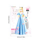 Creative Fashion Magnetic Dress up Dolls Safe and Harmless Princess Dress up Doll Set Portable Princess Dress up Paper Doll Gift