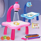 Children Led Projector Art Drawing Table Toy Kids Painting Board Desk Arts Crafts Educational Learning Paint Tools Toy for Girl