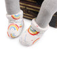 Autumn Winter Baby Boots Baby Girl Boys Winter Warm Shoes Solid Cartoon Print Toddler Fuzzy Balls First Walkers Kid Shoes 0-18M