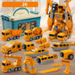 Magnetic Transform Engineering Car Assembled Toys Auto Zusammengebautes Spielzeug Magnetisches Transformation Technik for Kids