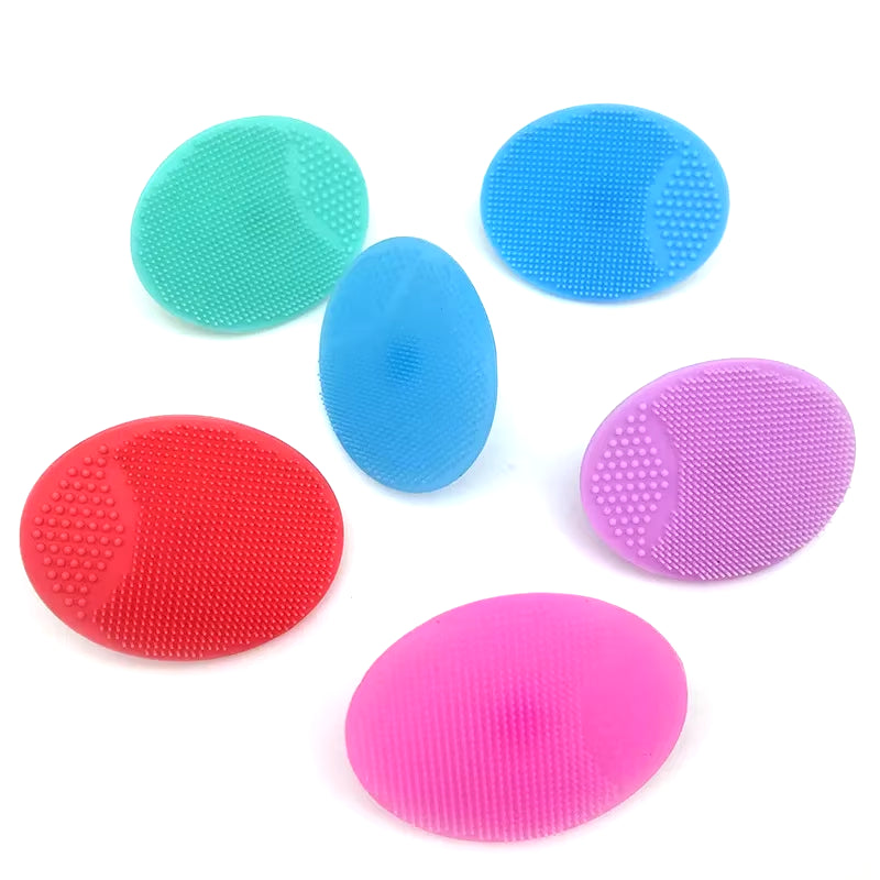1PC Silicone Shampoo Brush for Baby Infant Bathing Soft Silicone Boys Kids Shower Brush Head Hair Washing Massage Brushes Wipe