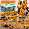 Magnetic Transform Engineering Car Assembled Toys Auto Zusammengebautes Spielzeug Magnetisches Transformation Technik for Kids