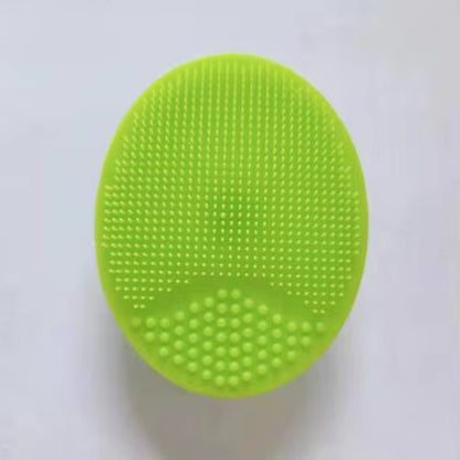 1PC Silicone Shampoo Brush for Baby Infant Bathing Soft Silicone Boys Kids Shower Brush Head Hair Washing Massage Brushes Wipe