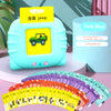 Kids Learning English Flash Card Reading Machine Educational Audio Electronic Card Book Montessori Language Toy for Home School