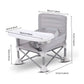 Aluminium Alloy Foldable Portable Compact Baby Chair Portable Safe for Indoor Outdoor Use Easy Travel for Camping Picnics