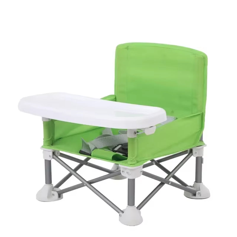 Aluminium Alloy Foldable Portable Compact Baby Chair Portable Safe for Indoor Outdoor Use Easy Travel for Camping Picnics