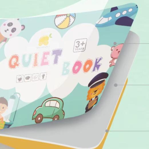 Montessori Baby Quiet Book Kid Busy Book Educational Toy Logical Life Ability Sorting Match Game Baby Sticker Toy