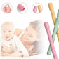 Baby Chewable Safe Toy Silicone Molar Straw Baby Teether Baby Teething Toys Molar Silicone Handle Baby Safety Toy