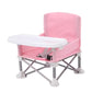 Aluminium Alloy Foldable Portable Compact Baby Chair Portable Safe for Indoor Outdoor Use Easy Travel for Camping Picnics
