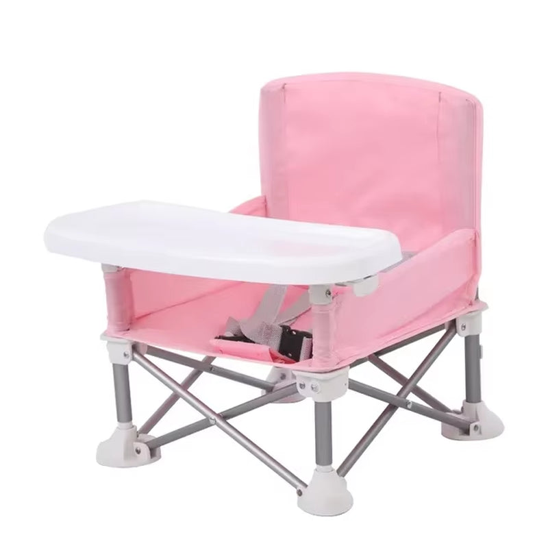 Aluminium Alloy Foldable Portable Compact Baby Chair Portable Safe for Indoor Outdoor Use Easy Travel for Camping Picnics