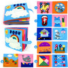 Montessori Baby Busy Board 3D Toddlers Story Cloth Book Sensory Toys for Babies Education Habits Toys Books for Kids from 0-3