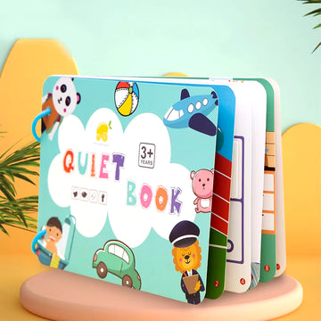 Montessori Baby Quiet Book Kid Busy Book Educational Toy Logical Life Ability Sorting Match Game Baby Sticker Toy