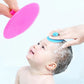 1PC Silicone Shampoo Brush for Baby Infant Bathing Soft Silicone Boys Kids Shower Brush Head Hair Washing Massage Brushes Wipe