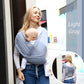Baby Wrap Carrier for Summer Mesh Infant Carrier Solid Baby Sling Hand Free Baby Carrier Sling Baby Carrier Wrap for Newborn