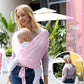 Baby Wrap Carrier for Summer Mesh Infant Carrier Solid Baby Sling Hand Free Baby Carrier Sling Baby Carrier Wrap for Newborn