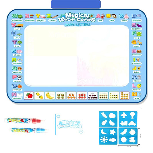 Oversized Magical Water Canvas Pens Montessori Toys Learning Blanket Writing Children Drawing Repeated Graffiti Painting Kid Toy