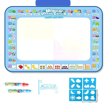 Oversized Magical Water Canvas Pens Montessori Toys Learning Blanket Writing Children Drawing Repeated Graffiti Painting Kid Toy
