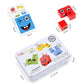 Cube Face Change Building Blocks Board Game Wood Puzzle Montessori Expression Wooden Blocks Blocos for Children Kids Toys Gift