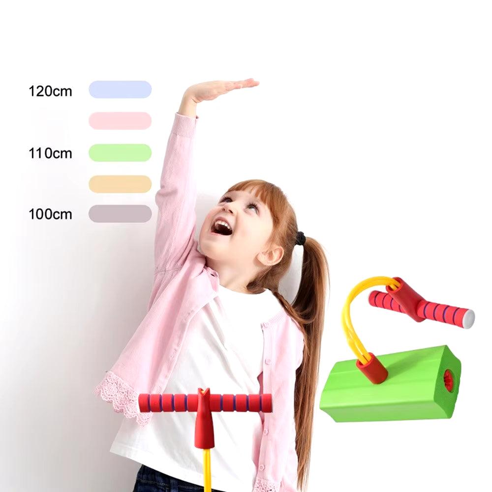 Children Grow Taller Balance Toy Frog Jumping Outdoor Exercise Equipment Color Boys and Girls Fitness Bouncing Sound