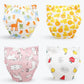 Baby Training Pants Nowborn Bebé Cloth Diaper Reusable Washable Cotton Elastic Waist Cloth Diapers Nappies Underwear