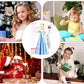 Creative Fashion Magnetic Dress up Dolls Safe and Harmless Princess Dress up Doll Set Portable Princess Dress up Paper Doll Gift