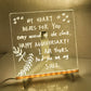 Personalized LED Lamp Acrylic Message Note Board Erasable USB Children‘S Drawing Board Bedroom Night Light Birthday Kids Gift