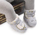 Autumn Winter Baby Boots Baby Girl Boys Winter Warm Shoes Solid Cartoon Print Toddler Fuzzy Balls First Walkers Kid Shoes 0-18M