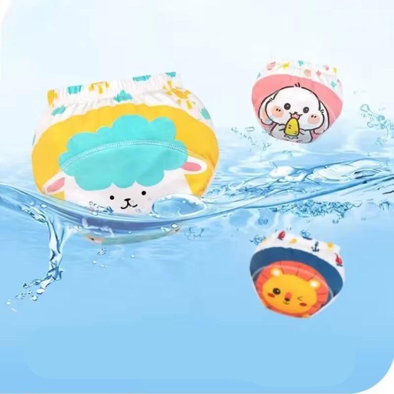 Baby Potty Training Pants Nappies Boys Girl Cotton Cloth Panties Reusable Underwear Washable Water Proof Diaper