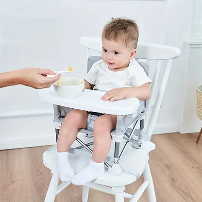 Aluminium Alloy Foldable Portable Compact Baby Chair Portable Safe for Indoor Outdoor Use Easy Travel for Camping Picnics
