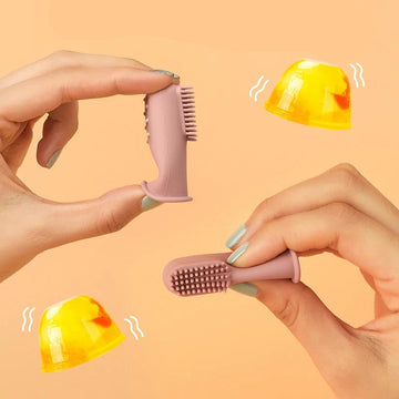 Baby Soft Finger Toothbrush BPA Free Silicone Infant Tooth Teeth Clean Brush Food Grade Silicone Baby Oral Health Care