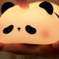 Cute Panda LED Night Light Soft Silicone Lamp Rechargeable Table Night Lamp Dimmable Bedroom Sleeping Night Lights for Kids Gift