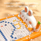 Rabbit Magnetic Drawing Board Carrot Magnet Pen Kids Reusable Drawing Toys Baby Beads Painting Doodle Sketch Pad Children Gifts