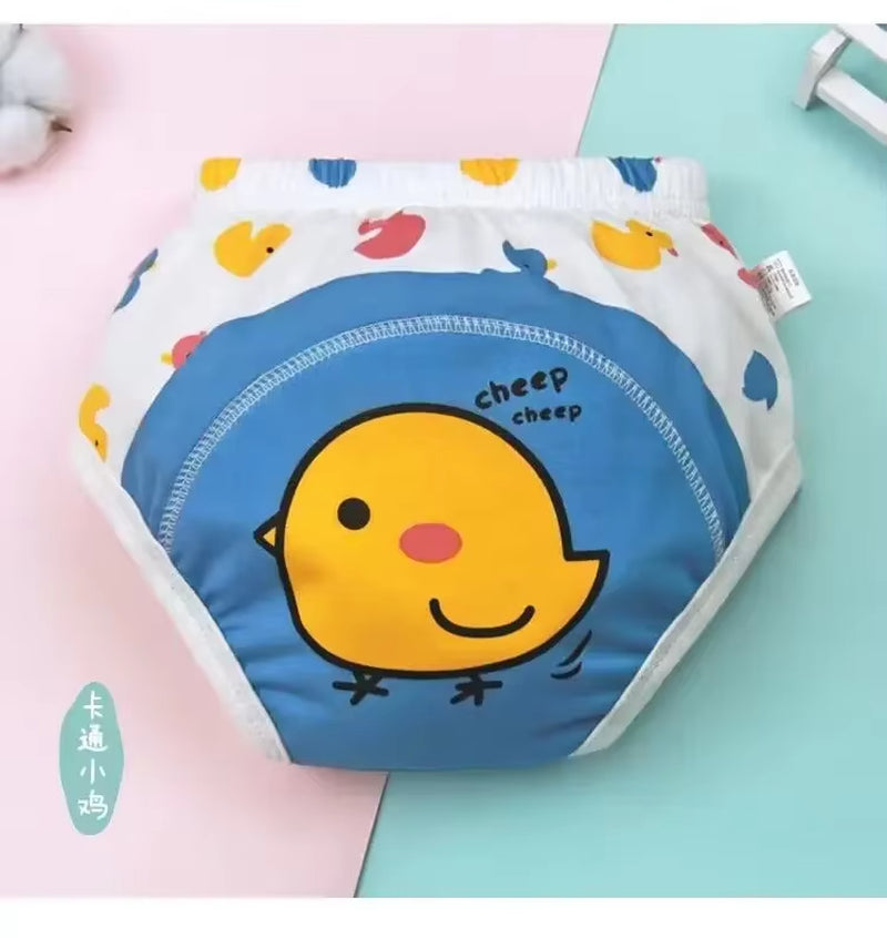 Baby Potty Training Pants Nappies Boys Girl Cotton Cloth Panties Reusable Underwear Washable Water Proof Diaper