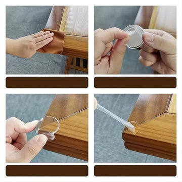 4Pcs Baby Safety Silicone Protector Table Corner Edge Protection Cover Electric Socket Children Anticollision Guards
