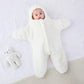 Newborn Baby Boy Girl Kids Cartoon Hooded Romper Jumpsuit Bodysuit Clothes Outfits Long Sleeve Playsuit Toddler One Piece Outfit