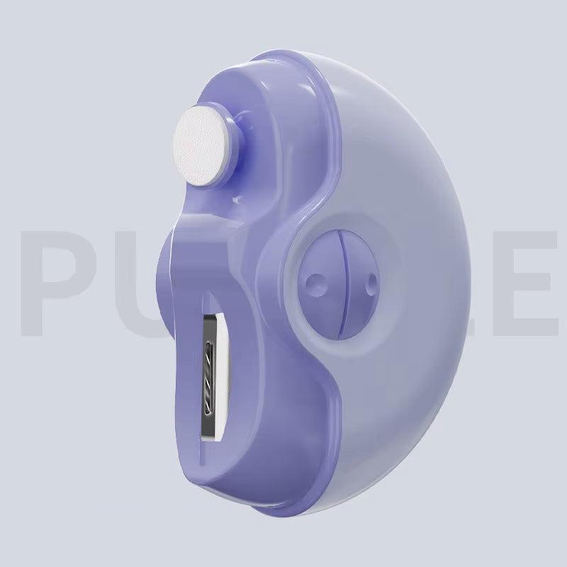 2 in 1 Electric Polishing Automatic Nail Clippers Multifunctional Portable Automatic Nail Grinder Electric Manicure Tool