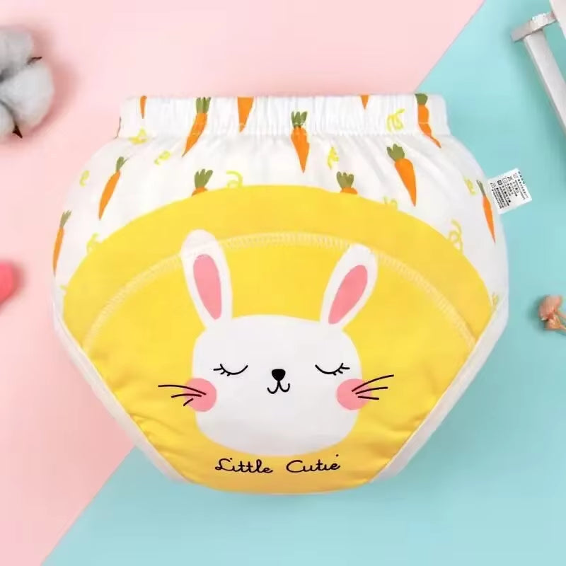 Baby Potty Training Pants Nappies Boys Girl Cotton Cloth Panties Reusable Underwear Washable Water Proof Diaper