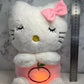 Sanrio Breathing Hello Kitty Glowing Soothing Doll Cartoon Anime Kt Cat Doll Accessories Room Decoration Kawaii Baby Toy Gift