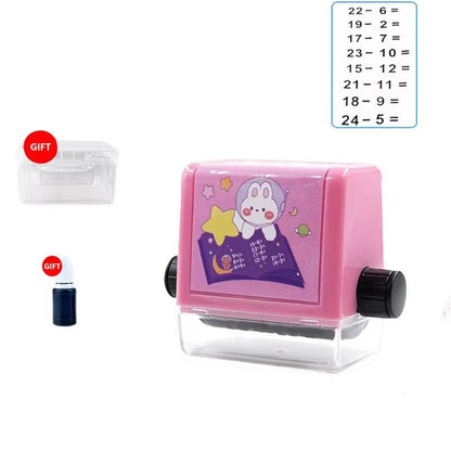 Mathematics Practice Number Rolling Stamp Addition and Subtraction Primary School Students Practice Questions within 100 Math