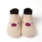 Spring Autumn Toddler First Walker Baby Girls Boys Non-Skid Cartoon Ducks Sock Shoes Kids 1-3Y Candy Color Cotton Floor Shoes